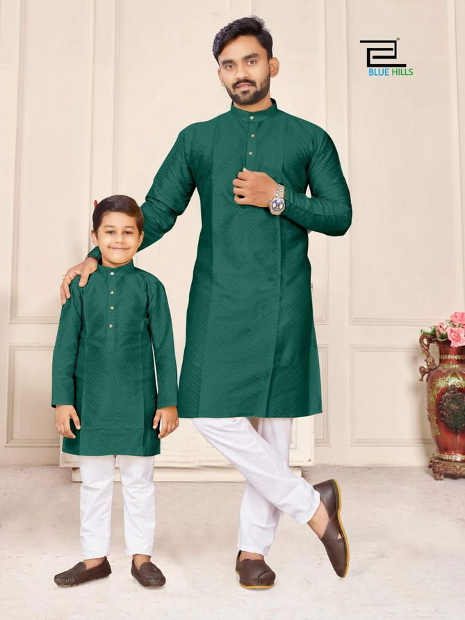 Blue Hills Kurta 3 Mens And Kids Kurta Pajama Catalog
